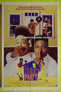 A580 HOUSE PARTY one-sheet movie poster '90 Kid'n'Play, Robin Harris