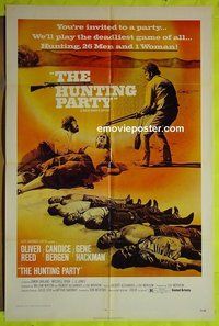 A592 HUNTING PARTY one-sheet movie poster '71 Oliver Reed, Candice Bergen