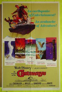 A618 IN SEARCH OF THE CASTAWAYS one-sheet movie poster R78 Hayley Mills