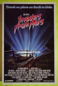 A636 INVADERS FROM MARS one-sheet movie poster '86 Tobe Hooper