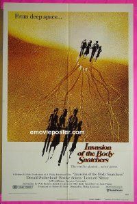 A637 INVASION OF THE BODY SNATCHERS advance one-sheet movie poster