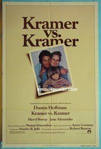 A683 KRAMER VS KRAMER one-sheet movie poster '79 Hoffman, Streep