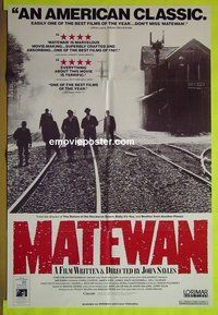A768 MATEWAN video one-sheet movie poster '87 James Earl Jones