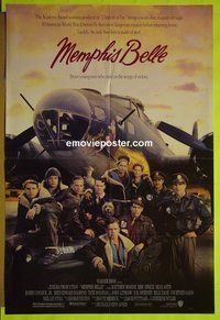A785 MEMPHIS BELLE one-sheet movie poster '90 Modine, Stoltz