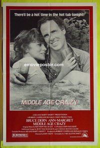 A794 MIDDLE AGE CRAZY style B one-sheet movie poster '80 Ann-Margret