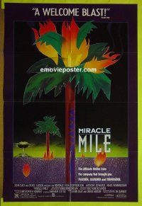 A804 MIRACLE MILE one-sheet movie poster '88 Anthony Edwards