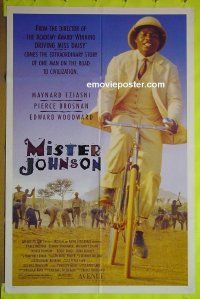 A813 MISTER JOHNSON one-sheet movie poster '90 Bruce Beresford
