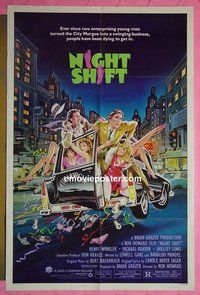 A893 NIGHTSHIFT one-sheet movie poster '82 Howard, Winkler