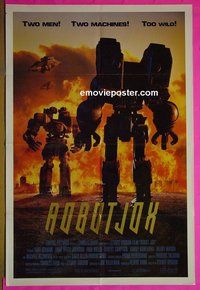 A975 ROBOT JOX one-sheet movie poster '90 mech robot fighting!
