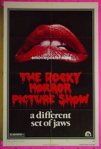 A977 ROCKY HORROR PICTURE SHOW style A one-sheet movie poster '75 Curry