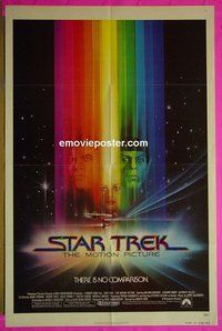 B028 STAR TREK advance one-sheet movie poster '79 Shatner, Bob Peak art!
