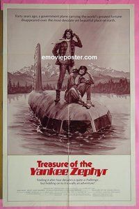 B092 TREASURE OF THE YANKEE ZEPHYR one-sheet movie poster '81 Pleasence, Peppard