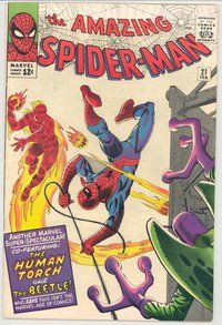 E011 AMAZING SPIDER-MAN comic book #21 Steve Ditko