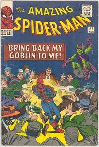 E017 AMAZING SPIDER-MAN comic book #27 Steve Ditko