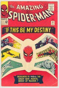 E021 AMAZING SPIDER-MAN comic book #31 1st Gwen Stacy, Steve Ditko