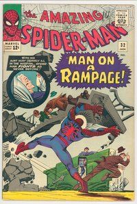 E022 AMAZING SPIDER-MAN comic book #32 Steve Ditko