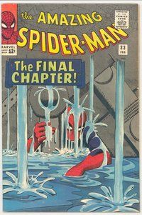 E023 AMAZING SPIDER-MAN comic book #33 Steve Ditko
