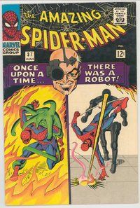 E027 AMAZING SPIDER-MAN comic book #37 1st Norman Osbourne, Steve Ditko