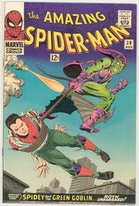 E029 AMAZING SPIDER-MAN comic book #39 Green Goblin's Revealed, John Romita