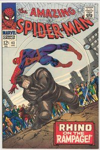 E033 AMAZING SPIDER-MAN comic book #43 John Romita