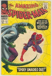 E035 AMAZING SPIDER-MAN comic book #45 John Romita