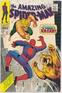 E047 AMAZING SPIDER-MAN comic book #57 John Romita