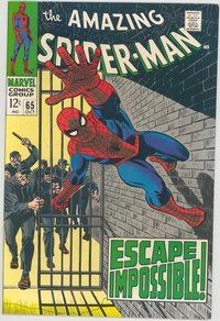 E055 AMAZING SPIDER-MAN comic book #65 John Romita