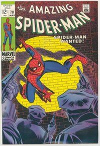 E060 AMAZING SPIDER-MAN comic book #70 John Romita