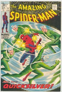 E061 AMAZING SPIDER-MAN comic book #71 John Romita