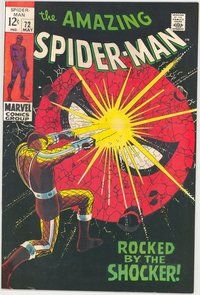 E062 AMAZING SPIDER-MAN comic book #72 John Romita