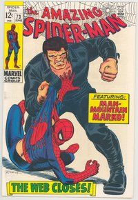 E063 AMAZING SPIDER-MAN comic book #73 John Romita