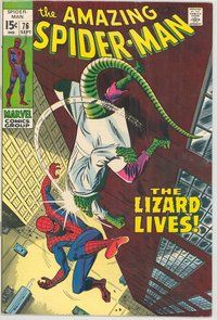 E066 AMAZING SPIDER-MAN comic book #76 John Romita