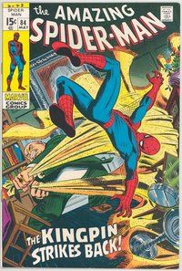 E074 AMAZING SPIDER-MAN comic book #84 John Romita
