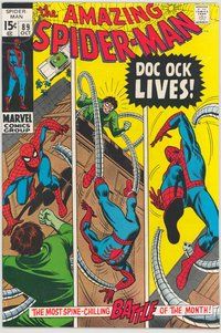 E079 AMAZING SPIDER-MAN comic book #89 John Romita