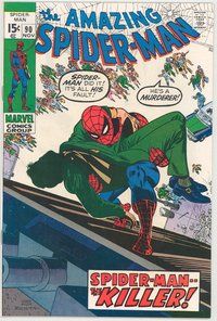 E080 AMAZING SPIDER-MAN comic book #90 Gil Kane & John Romita