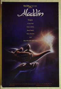 F034 ALADDIN DS lamp 23 one-sheet movie posters '92 Walt Disney