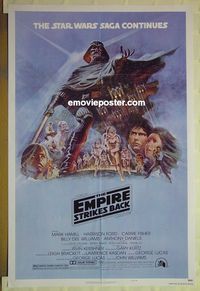 F018 EMPIRE STRIKES BACK style B 1sh movie poster '80 George Lucas