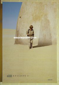 F023 PHANTOM MENACE style A one-sheet movie poster '99 Star Wars Episode I