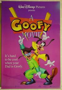 F064 GOOFY MOVIE red style 5 one-sheet movie posters '95 Walt Disney
