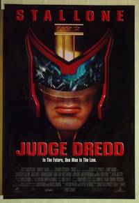 F075 JUDGE DREDD DS 2 one-sheet movie posters '95 Stallone