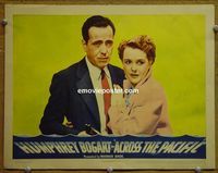 K518 ACROSS THE PACIFIC lobby card '42 Humphrey Bogart close up!