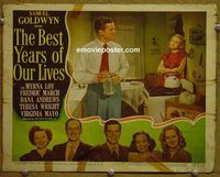 K607 BEST YEARS OF OUR LIVES lobby card #7 '47 Andrews, Mayo