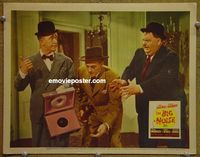 K615 BIG NOISE #3 lobby card '44 Laurel & Hardy and bomb!