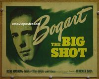 K051 BIG SHOT title lobby card '42 Humphrey Bogart
