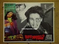 K637 BLOOD FROM THE MUMMY'S TOMB lobby card #1 '72 severed hand!