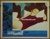 K650 BOY CRIED MURDER lobby card #1 '66 Cornell Woolrich