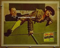 K659 BULLFIGHTERS lobby card '45 Laurel & Hardy portrait!