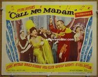 K671 CALL ME MADAM lobby card #8 '53 Ethel Merman, G. Sanders
