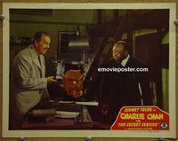 K702 CHARLIE CHAN IN THE SECRET SERVICE #4 lobby card '43 Toler