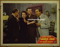 K703 CHARLIE CHAN IN THE SECRET SERVICE #5 lobby card '43 Toler